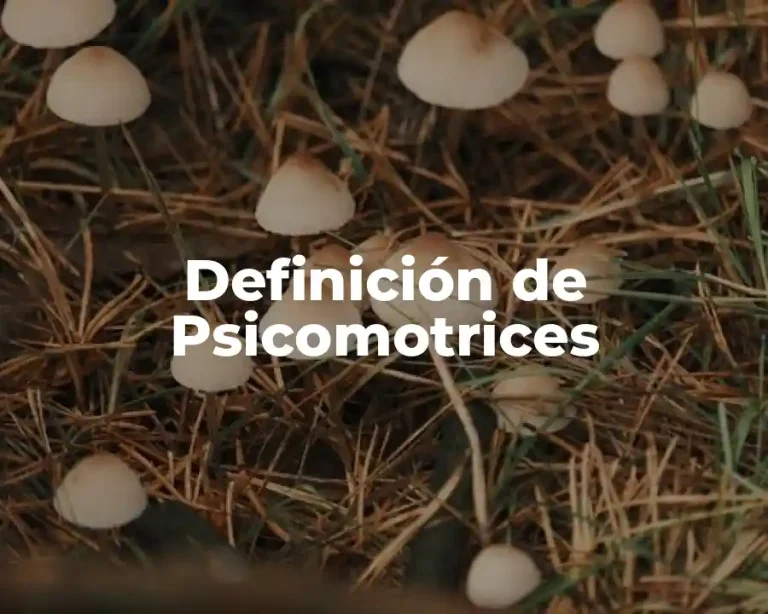 Definición de Psicomotrices