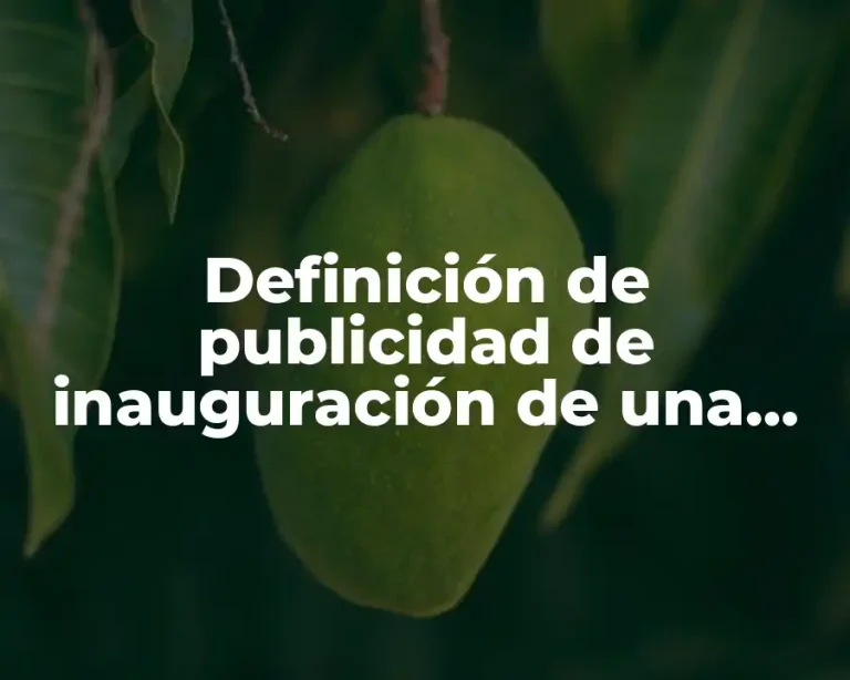 Definición de publicidad de inauguración de una caja de bateo