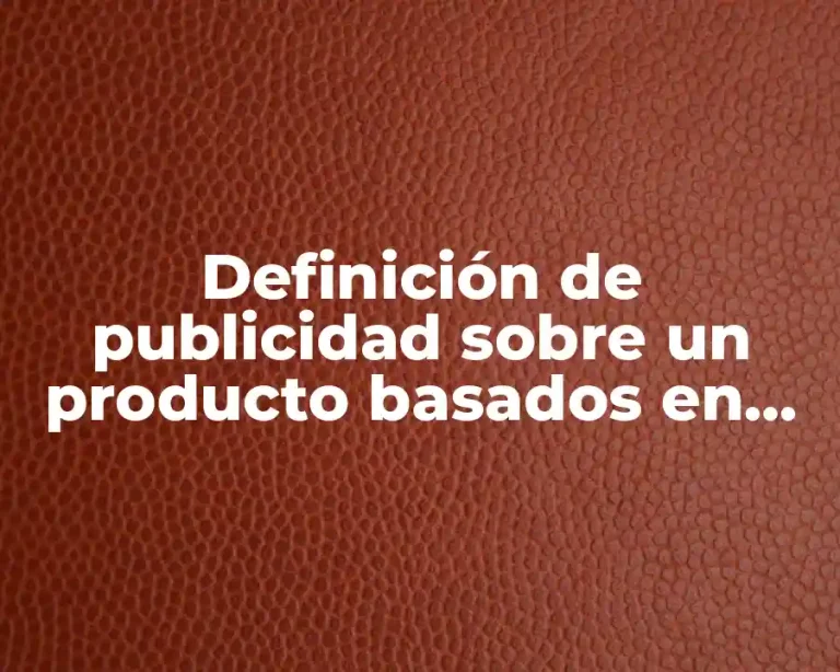 Definición de publicidad sobre un producto basados en precios altos