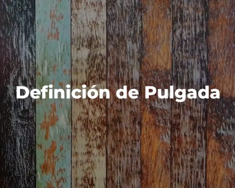 Definición de Pulgada