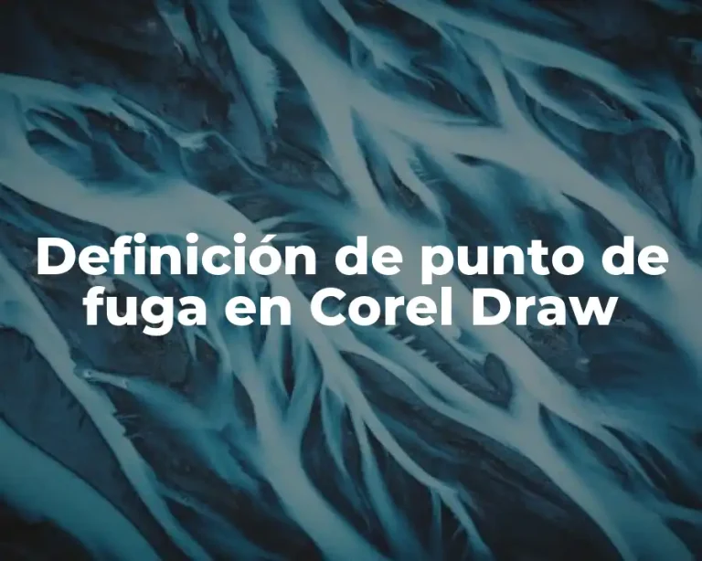 Definición de punto de fuga en Corel Draw