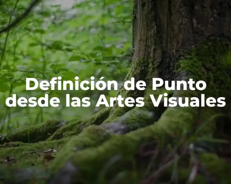 Definición de Punto desde las Artes Visuales