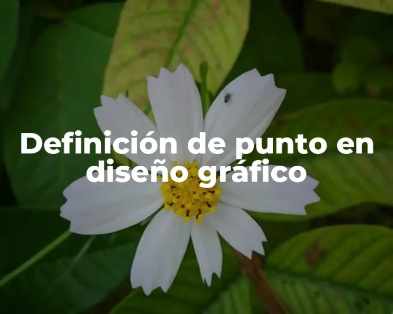 Definición de punto en diseño gráfico