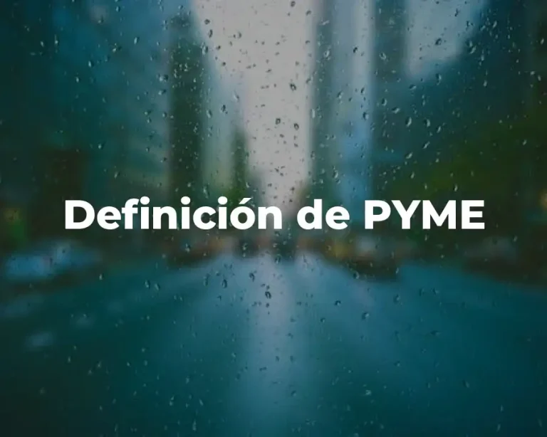 Definición de PYME