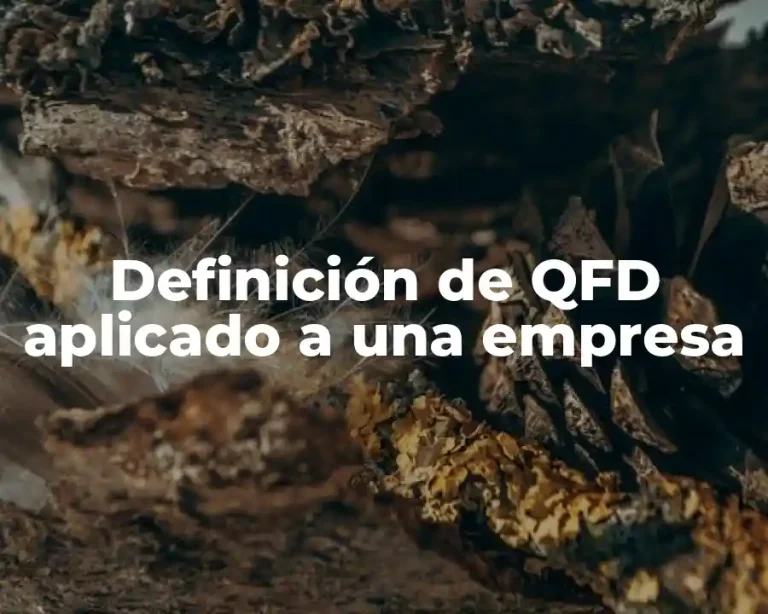 Definición de QFD aplicado a una empresa