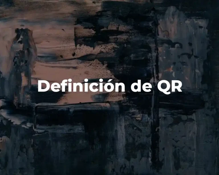 Definición de QR