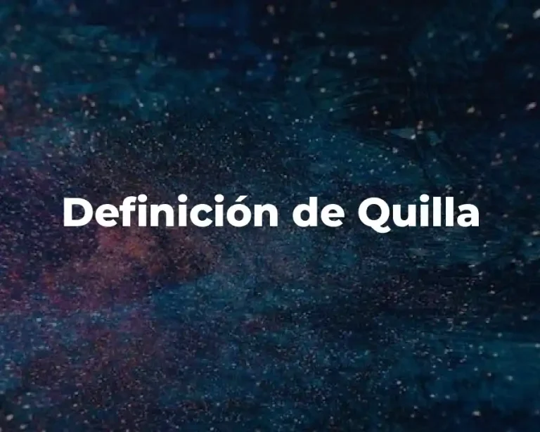 Definición de Quilla