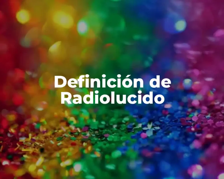 Definición de Radiolucido