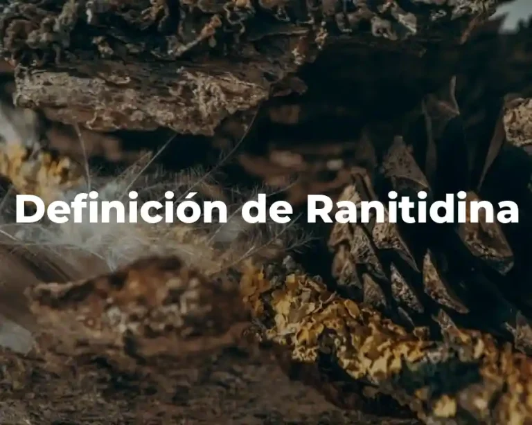Definición de Ranitidina