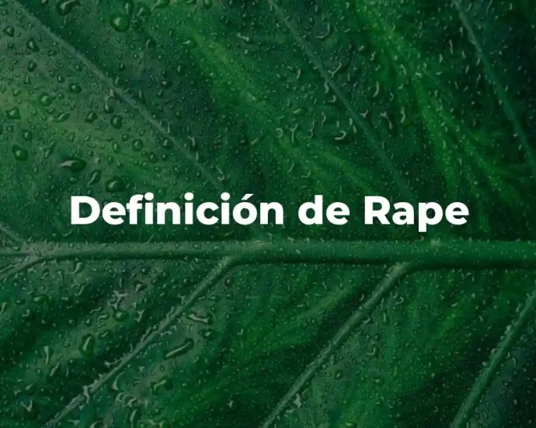 Definición de Rape