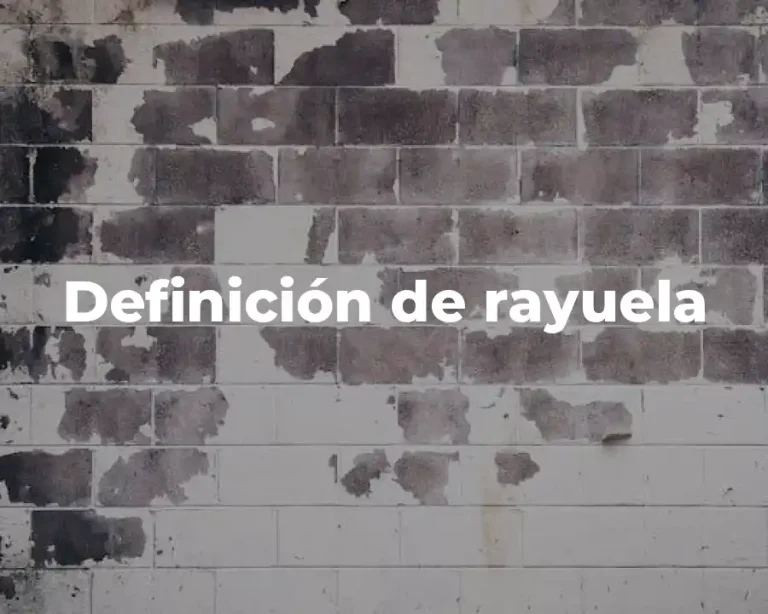 Definición de rayuela