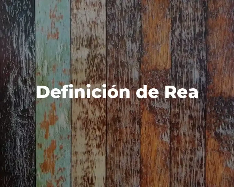 Definición de Rea