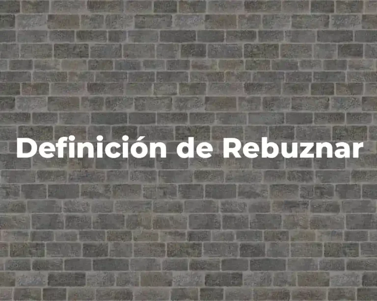 Definición de Rebuznar