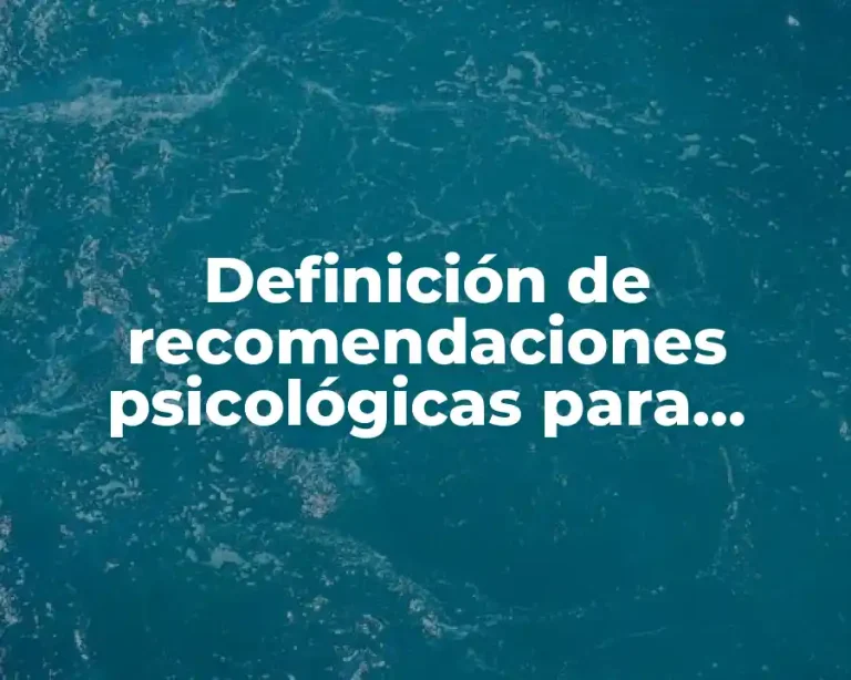 Definición de recomendaciones psicológicas para resolución de conflicto familiar
