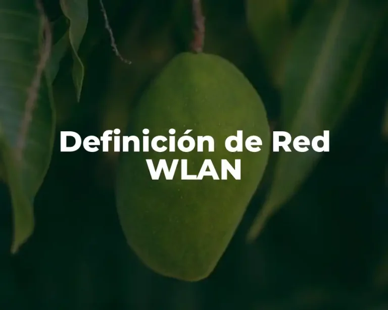 Definición de Red WLAN