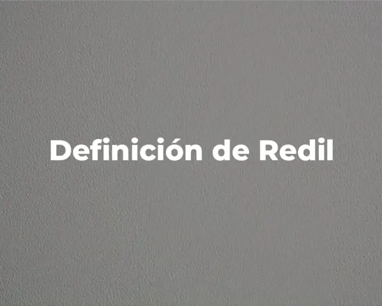 Definición de Redil