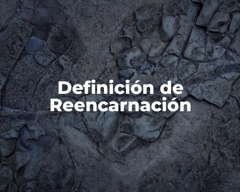 Definición de Reencarnación