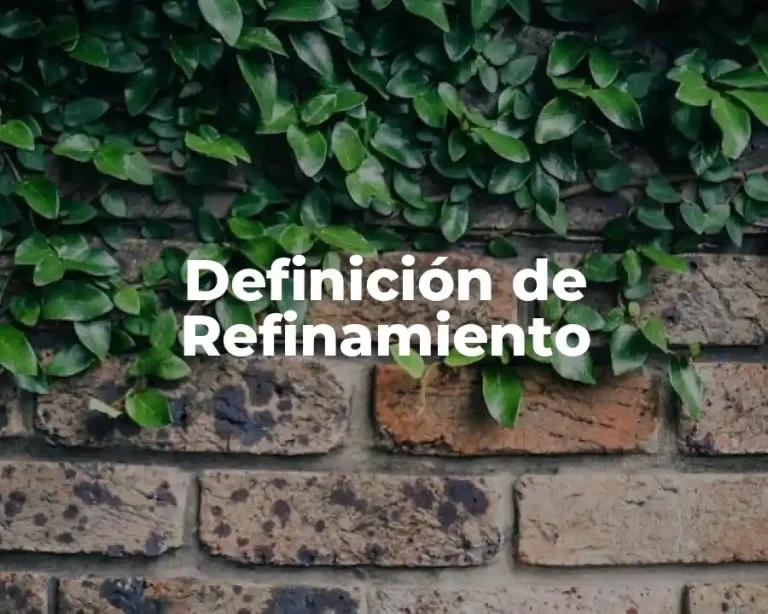 Definición de Refinamiento