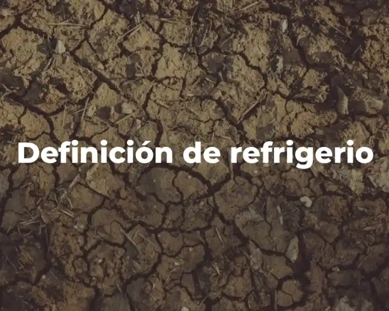 Definición de refrigerio