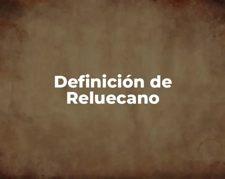 Definición de Reluecano