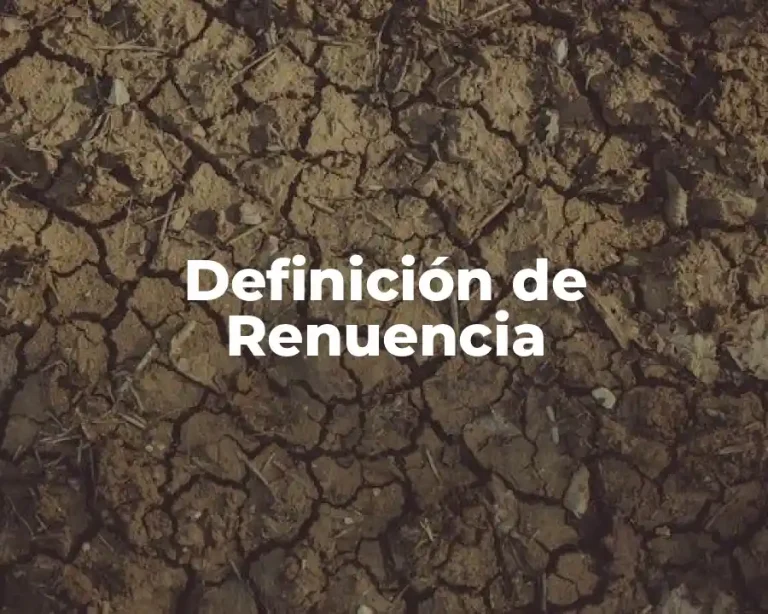 Definición de Renuencia