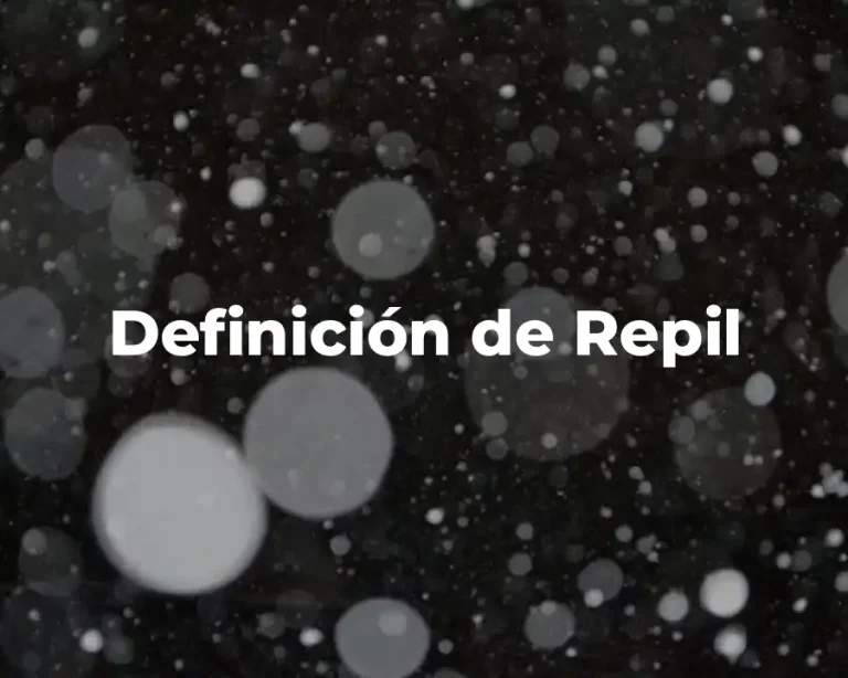 Definición de Repil