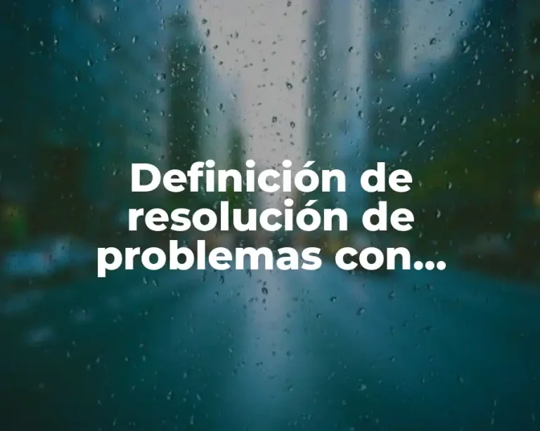 Definición de resolución de problemas con números decimales
