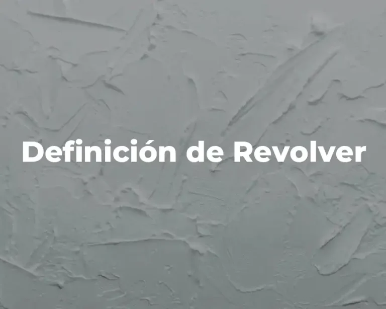 Definición de Revolver