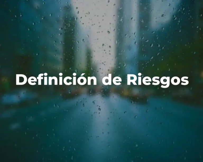Definición de Riesgos