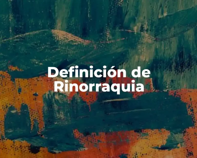 Definición de Rinorraquia