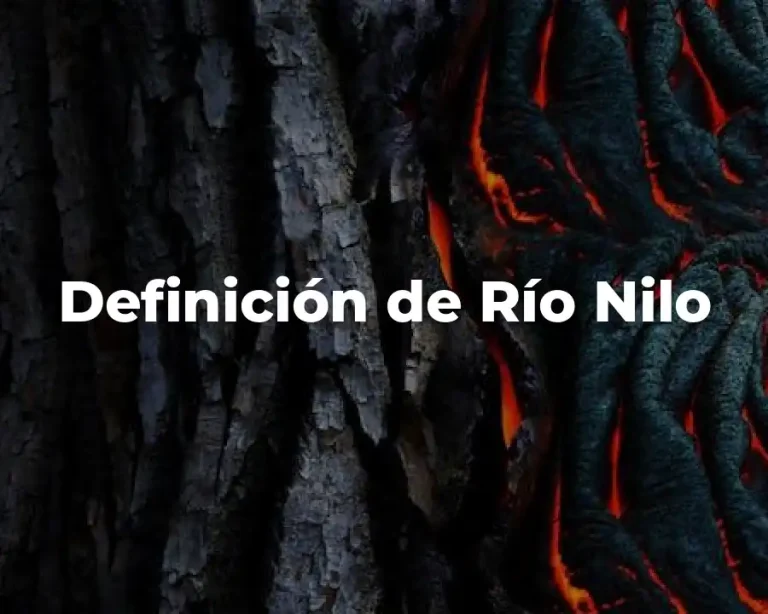Definición de Río Nilo