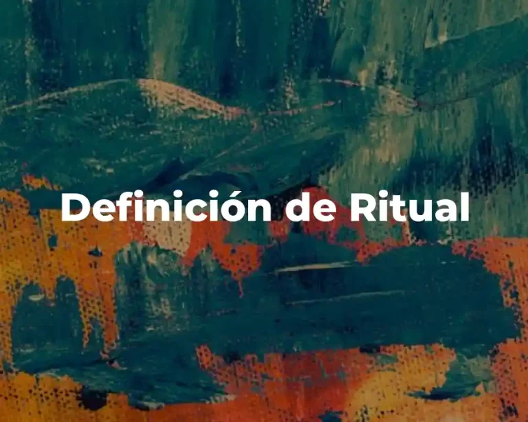 Definición de Ritual