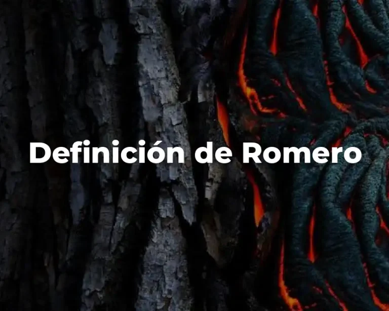 Definición de Romero