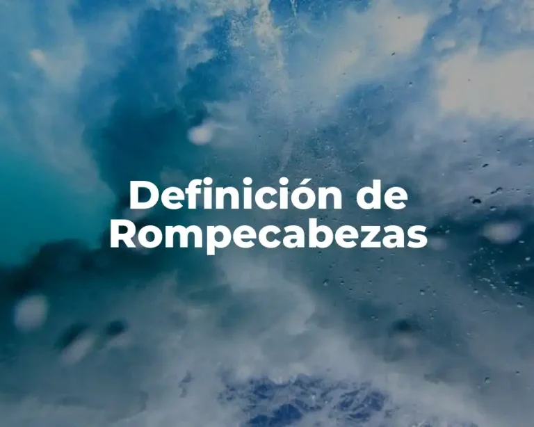 Definición de Rompecabezas