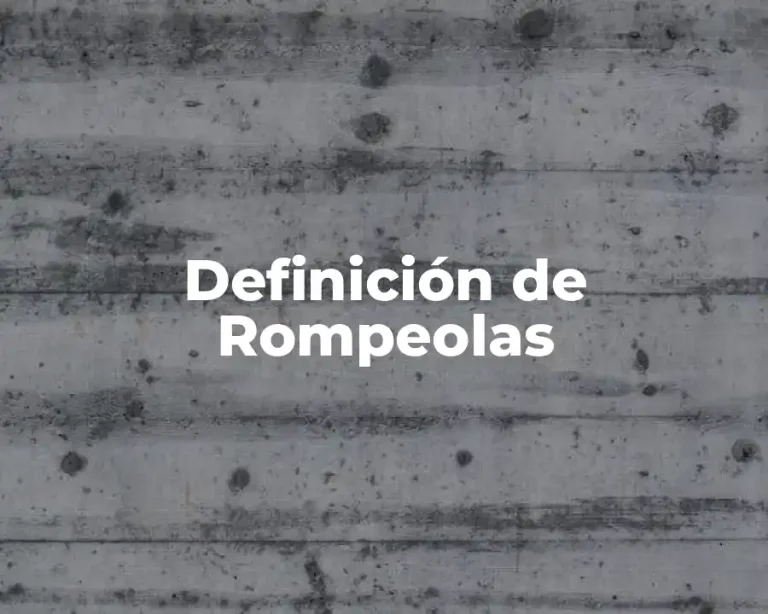 Definición de Rompeolas
