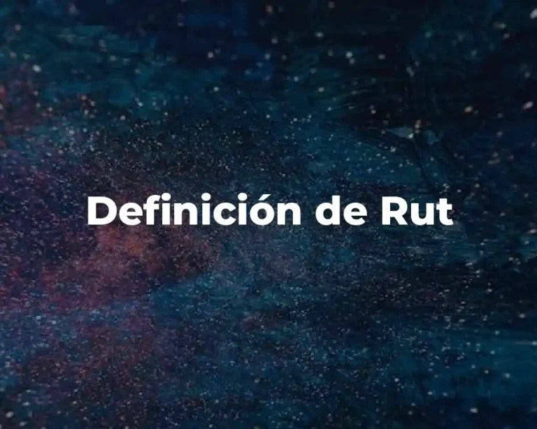Definición de Rut