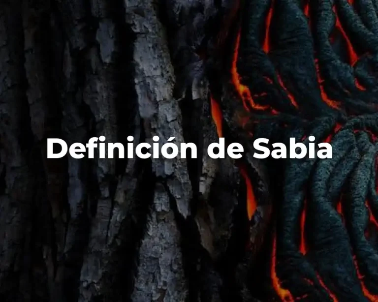 Definición de Sabia