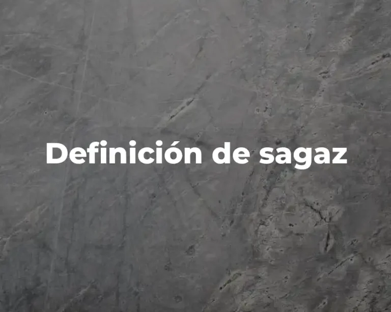 Definición de sagaz