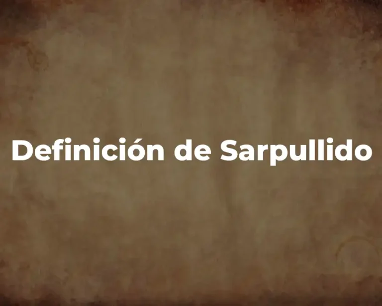 Definición de Sarpullido