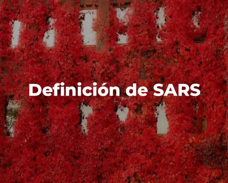 Definición de SARS
