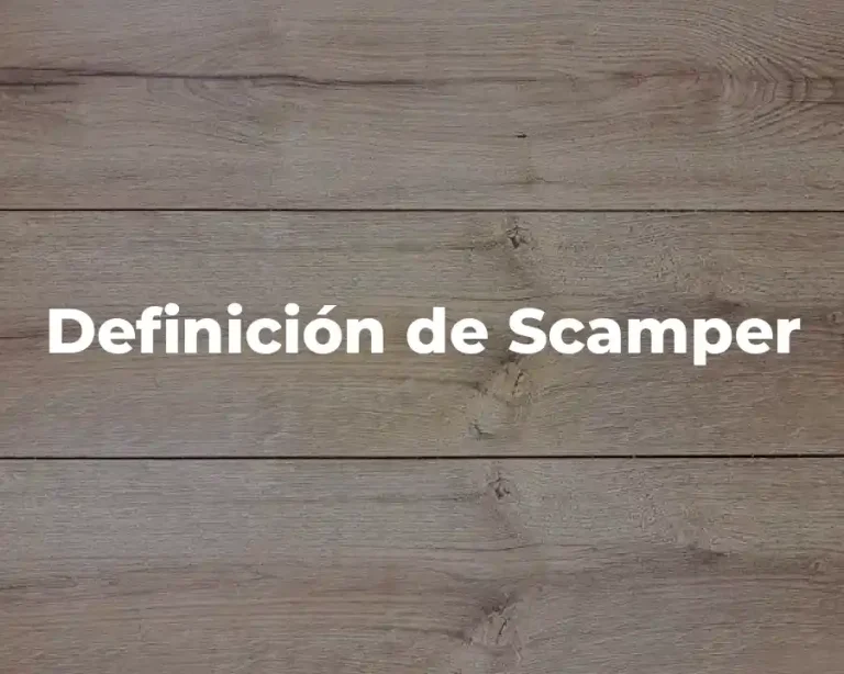 Definición de Scamper