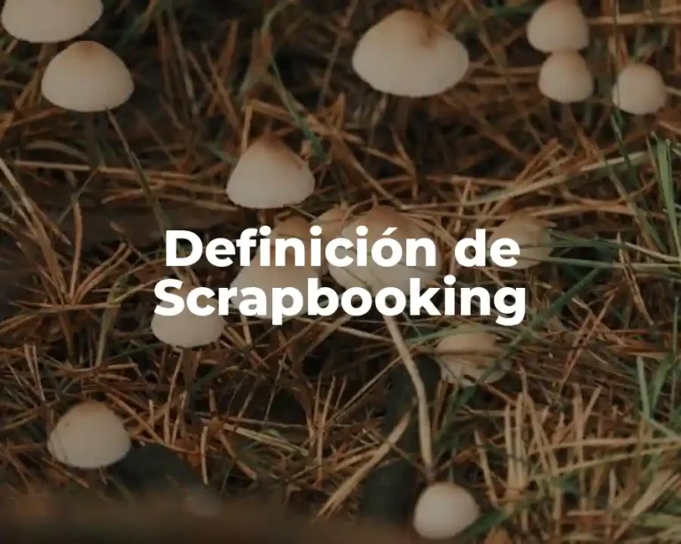 Definición de Scrapbooking