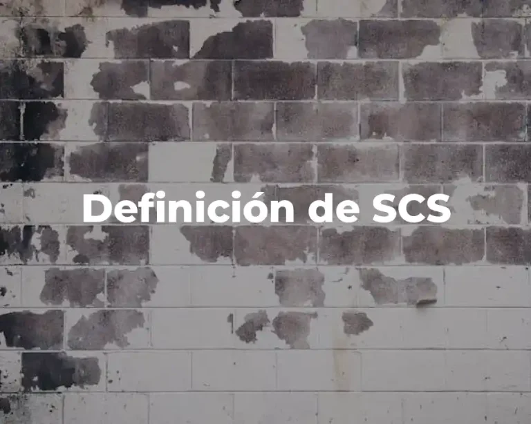Definición de SCS