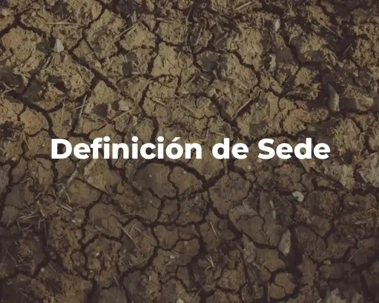 Definición de Sede