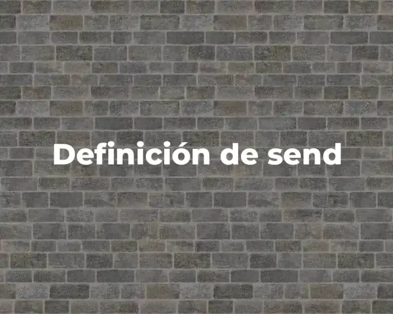 Definición de send