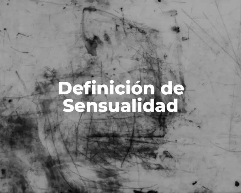 Definición de Sensualidad