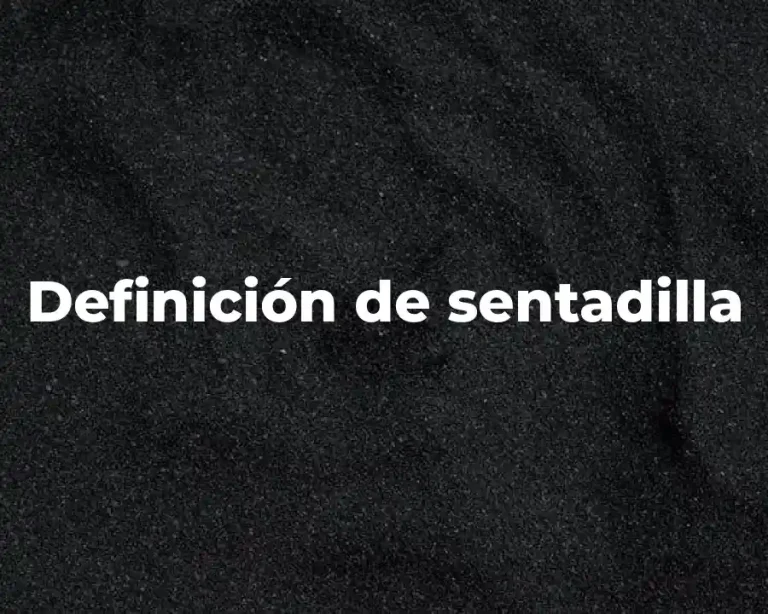 Definición de sentadilla