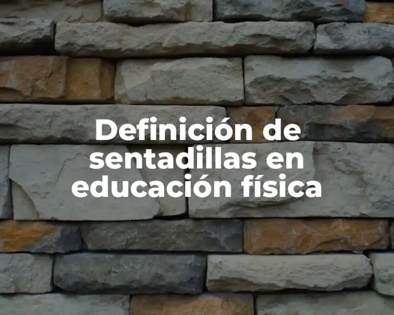 Definición de sentadillas en educación física