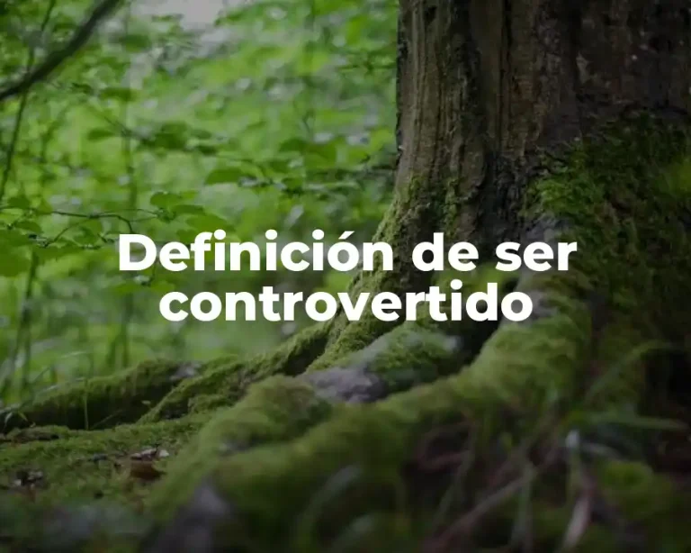 Definición de ser controvertido