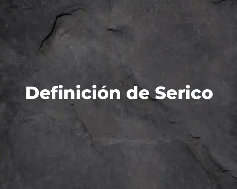Definición de Serico